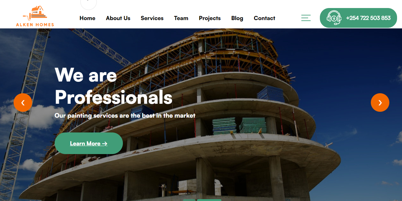 Alken Homes Website Development