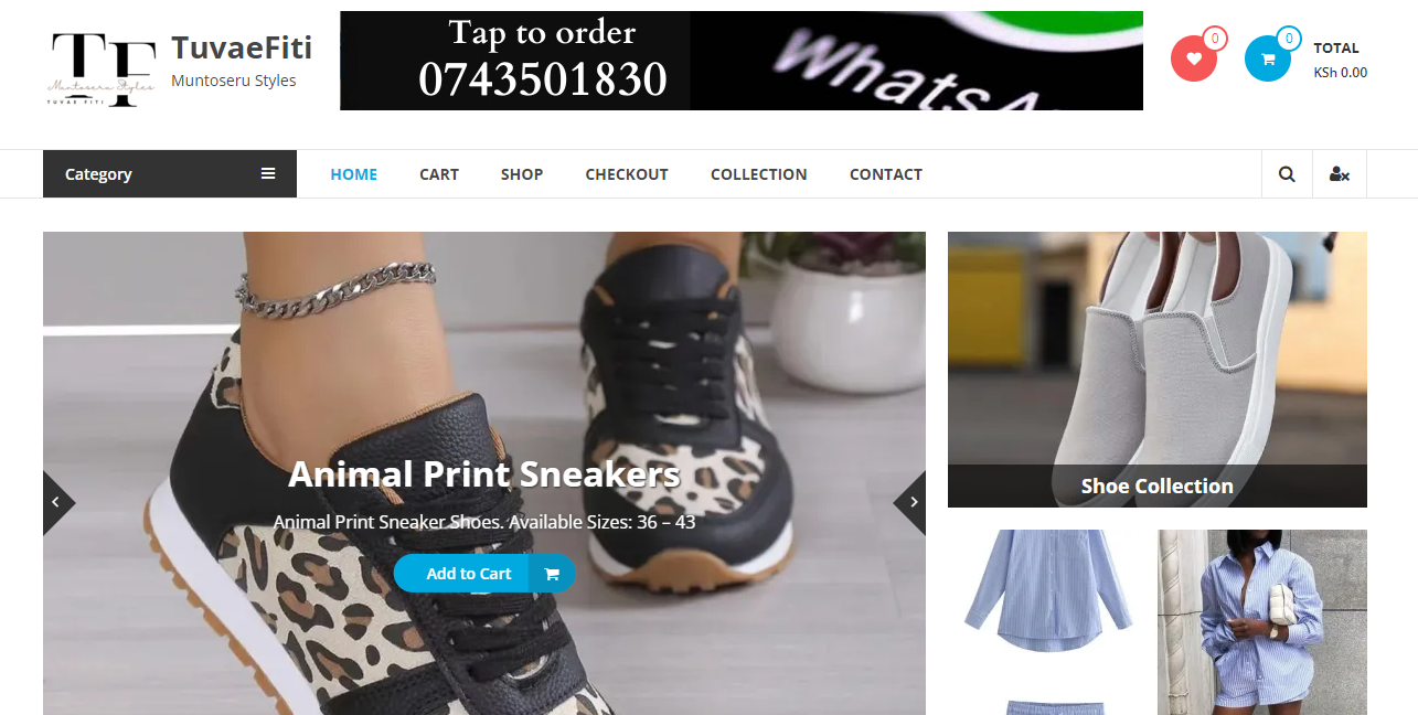 TuvaeFiti Woocommerce Store